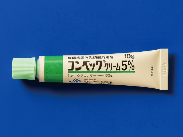 コンベッククリーム5％の製剤写真