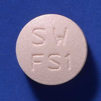 フィナステリド錠1mg「サワイ」の製剤写真