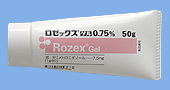 ロゼックスゲル0.75%の公式製剤写真