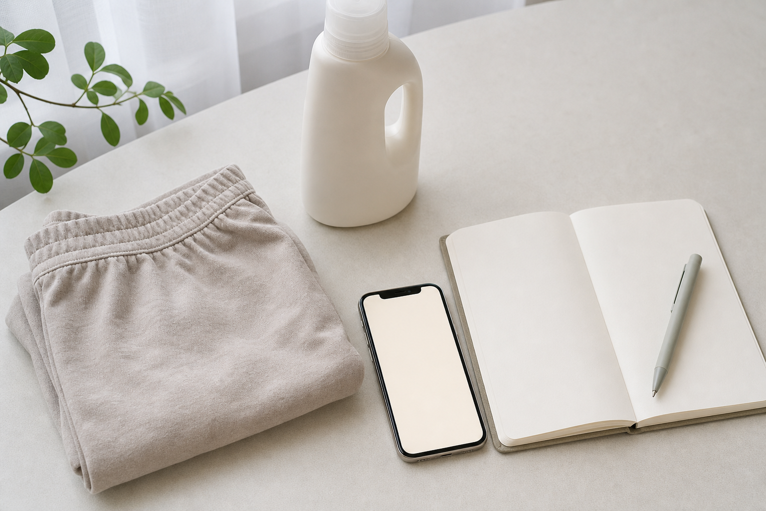 衣類によるかゆみの経過と洗剤、下着の情報を診察前に整理するイメージ